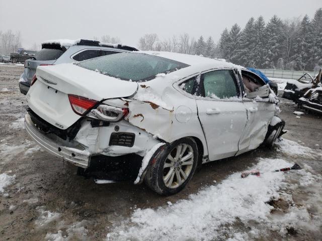 1C3CCCAB7FN679240 - 2015 CHRYSLER 200 LIMITED WHITE photo 3