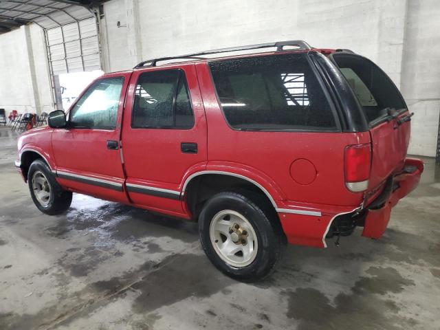 1GNCS13W9SK128720 - 1995 CHEVROLET BLAZER RED photo 2