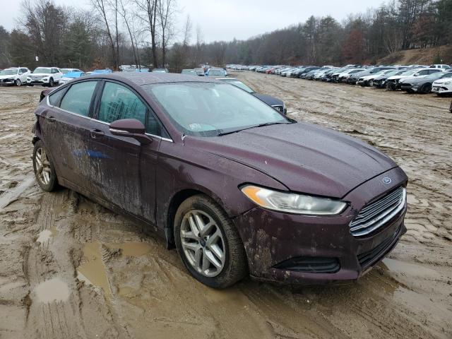 3FA6P0HR1DR221935 - 2013 FORD FUSION SE BURGUNDY photo 4