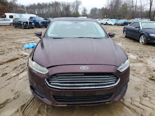 3FA6P0HR1DR221935 - 2013 FORD FUSION SE BURGUNDY photo 5