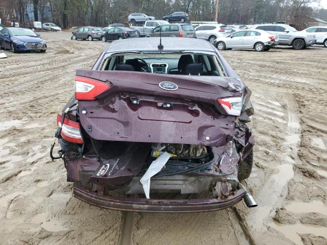 3FA6P0HR1DR221935 - 2013 FORD FUSION SE BURGUNDY photo 6