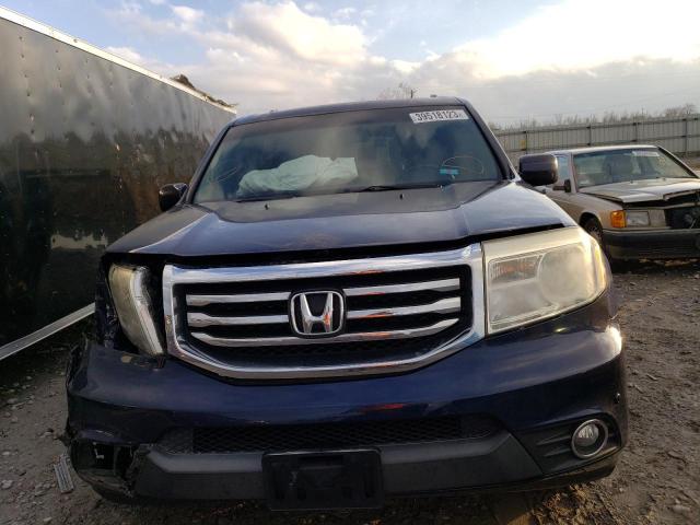 5FNYF3H96EB028660 - 2014 HONDA PILOT TOURING BLUE photo 5