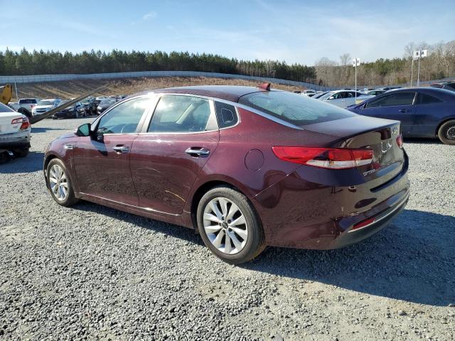 5XXGT4L31HG122797 - 2017 KIA OPTIMA LX MAROON photo 2