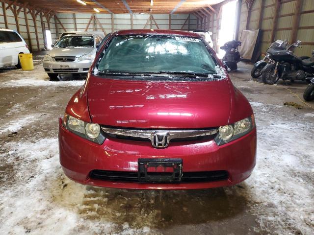 2HGFA16357H012005 - 2007 HONDA CIVIC DX MAROON photo 5