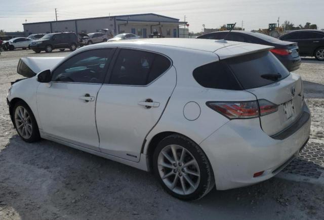 JTHKD5BH9C2085411 - 2012 LEXUS CT 200 WHITE photo 2