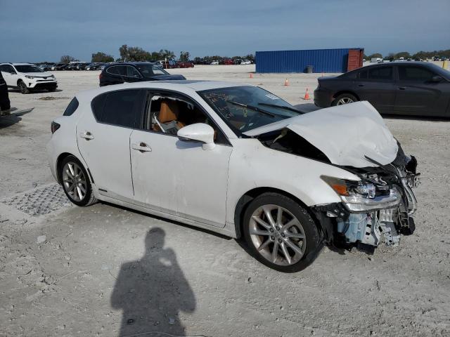 JTHKD5BH9C2085411 - 2012 LEXUS CT 200 WHITE photo 4