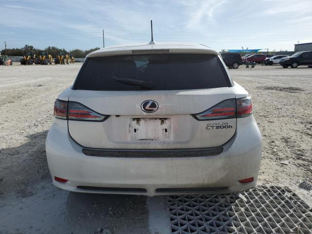 JTHKD5BH9C2085411 - 2012 LEXUS CT 200 WHITE photo 6