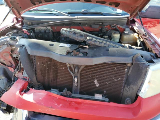 1FTPW12555KE80950 - 2005 FORD F150 SUPERCREW RED photo 11