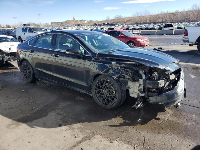 3FA6P0H95HR111640 - 2017 FORD FUSION SE BLACK photo 4