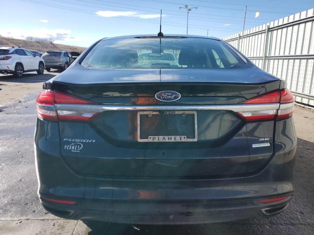 3FA6P0H95HR111640 - 2017 FORD FUSION SE BLACK photo 6