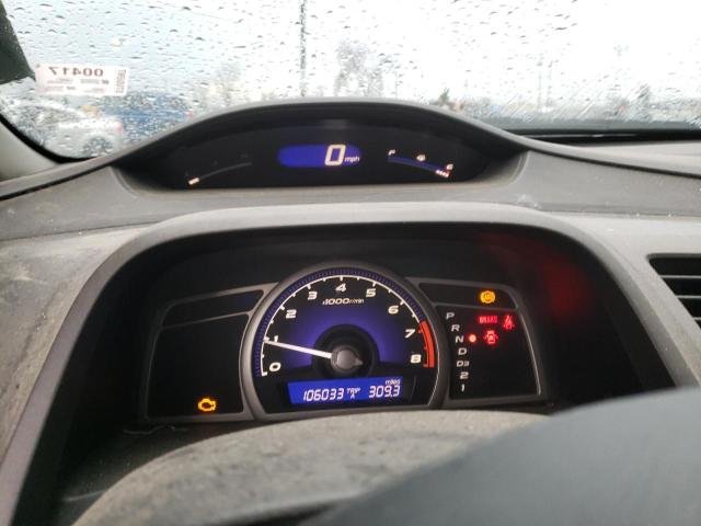 2HGFA16649H306315 - 2009 HONDA CIVIC LX-S ვერცხლისფერი ფოტო 9