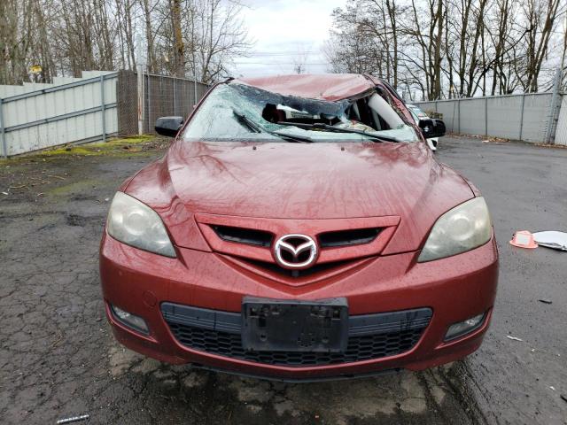 JM1BK343981103965 - 2008 MAZDA 3 HATCHBACK BEIGE photo 5