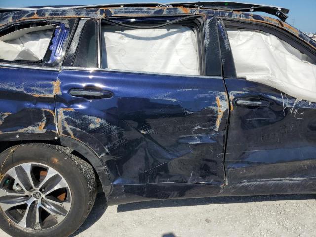 5TDGZRBH4NS574388 - 2022 TOYOTA HIGHLANDER XLE Mavi foto 10