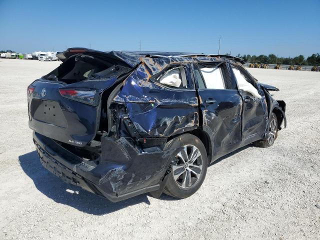 5TDGZRBH4NS574388 - 2022 TOYOTA HIGHLANDER XLE Mavi foto 3