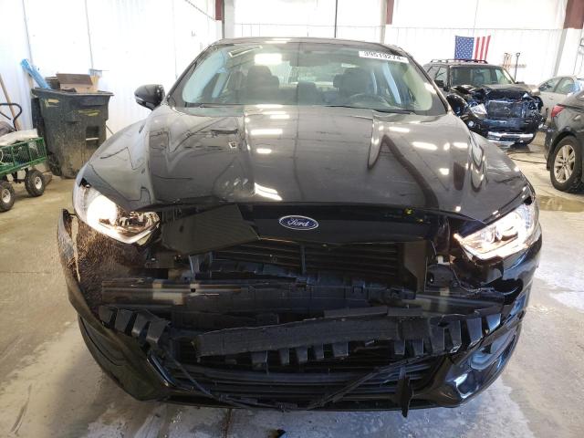 3FA6P0H77GR205788 - 2016 FORD FUSION SE BLACK photo 5