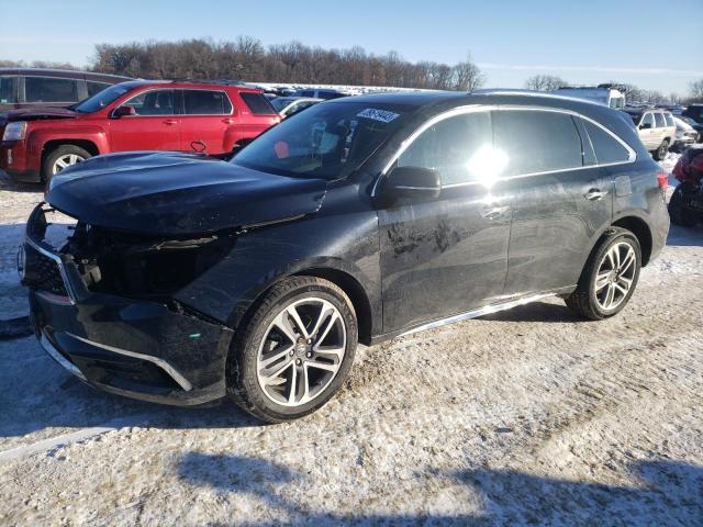5FRYD4H88HB038273 - 2017 ACURA MDX ADVANC BLACK photo 1