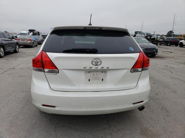 4T3ZA3BB5BU046961 - 2011 TOYOTA VENZA WHITE photo 6