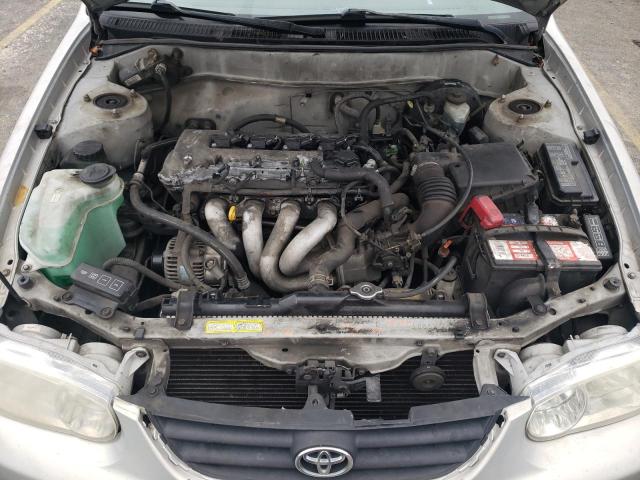 1NXBR12E12Z576085 - 2002 TOYOTA COROLLA CE SILVER photo 11