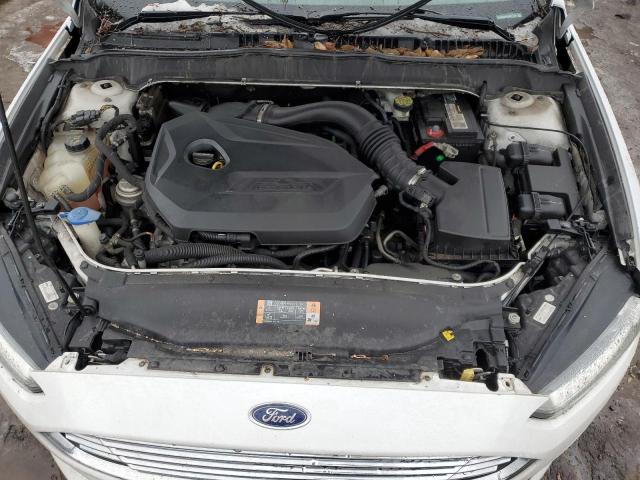 3FA6P0HR7DR122083 - 2013 FORD FUSION SE WHITE photo 11