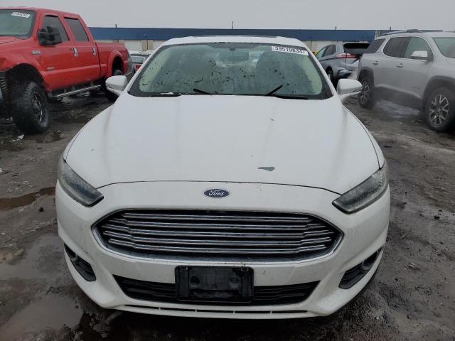 3FA6P0HR7DR122083 - 2013 FORD FUSION SE WHITE photo 5