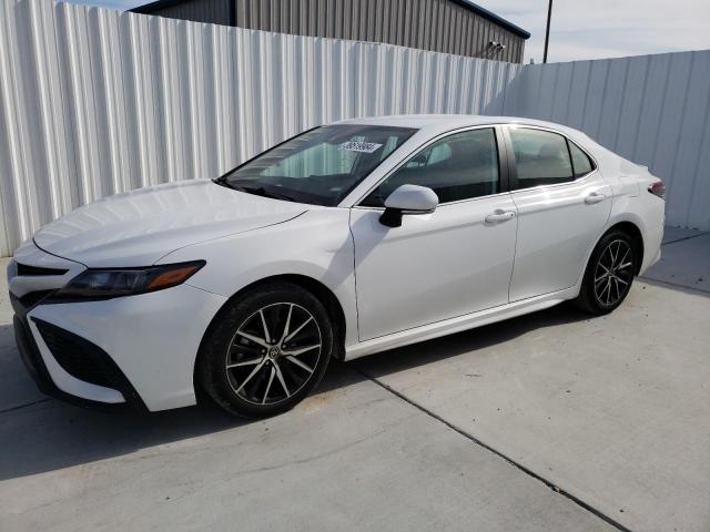 4T1G11AKXPU763594 - 2023 TOYOTA CAMRY SE NIGHT SHADE WHITE photo 1