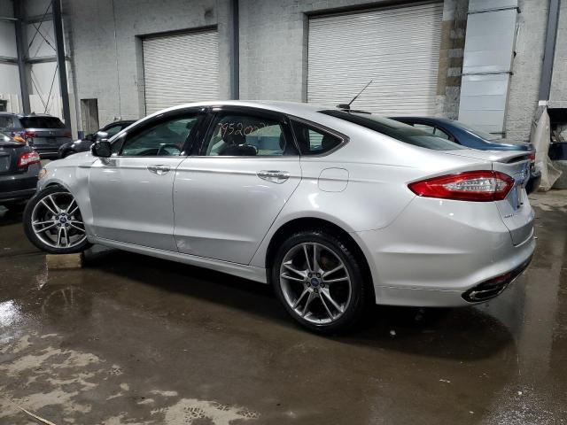 3FA6P0K92ER128304 - 2014 FORD FUSION TITANIUM SILVER photo 2