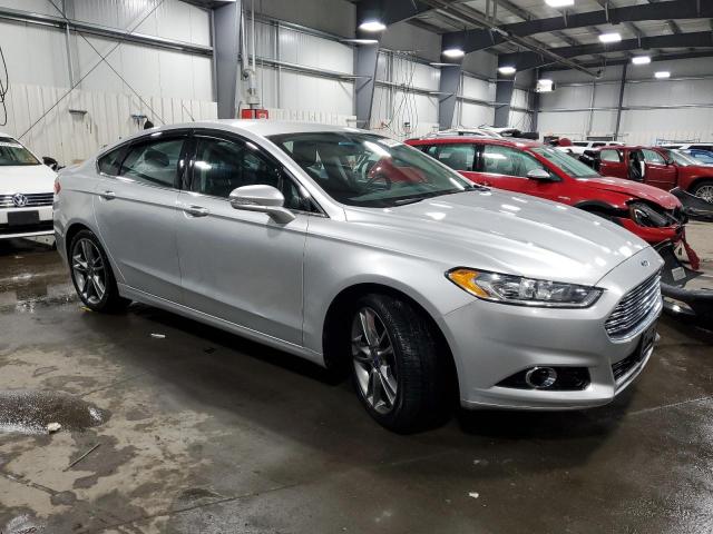 3FA6P0K92ER128304 - 2014 FORD FUSION TITANIUM SILVER photo 4