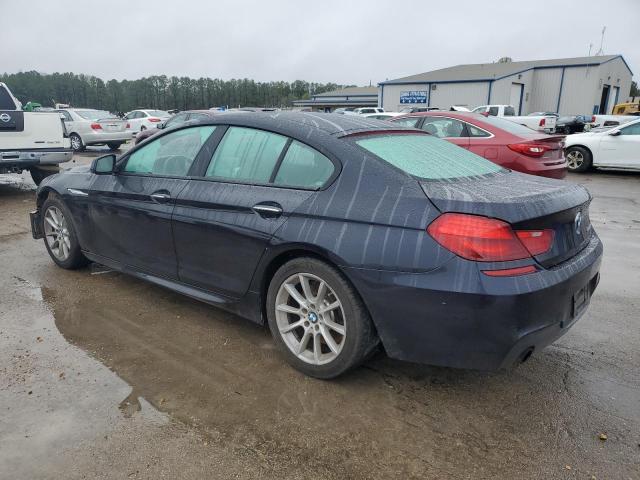 WBA6A0C53FD318644 - 2015 BMW 640 I GRAN COUPE BLACK photo 2