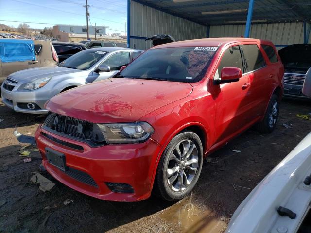 1C4RDJDG7LC324364 - 2020 DODGE DURANGO GT RED photo 1