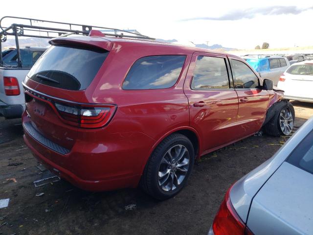 1C4RDJDG7LC324364 - 2020 DODGE DURANGO GT RED photo 3