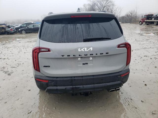 5XYP5DHC6NG311035 - 2022 KIA TELLURIDE SX GRAY photo 6