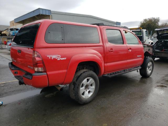 5TELU42N47Z379547 - 2007 TOYOTA TACOMA DOUBLE CAB RED photo 3