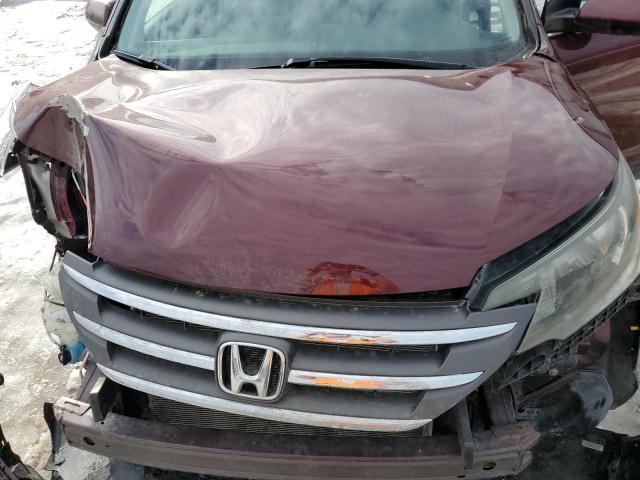 5J6RM4H72EL078297 - 2014 HONDA CR-V EXL BURGUNDY photo 12