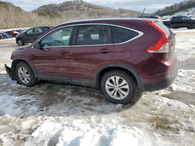 5J6RM4H72EL078297 - 2014 HONDA CR-V EXL BURGUNDY photo 2