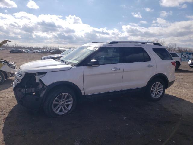 1FM5K8D86DGB22787 - 2013 FORD EXPLORER XLT WHITE photo 1