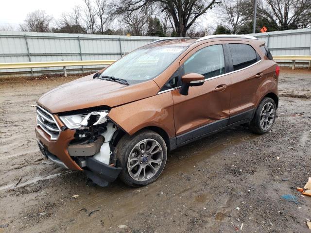 MAJ3P1VE9JC198165 - 2018 FORD ECOSPORT TITANIUM BROWN photo 1