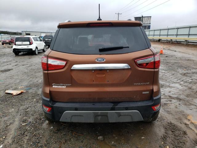 MAJ3P1VE9JC198165 - 2018 FORD ECOSPORT TITANIUM BROWN photo 6