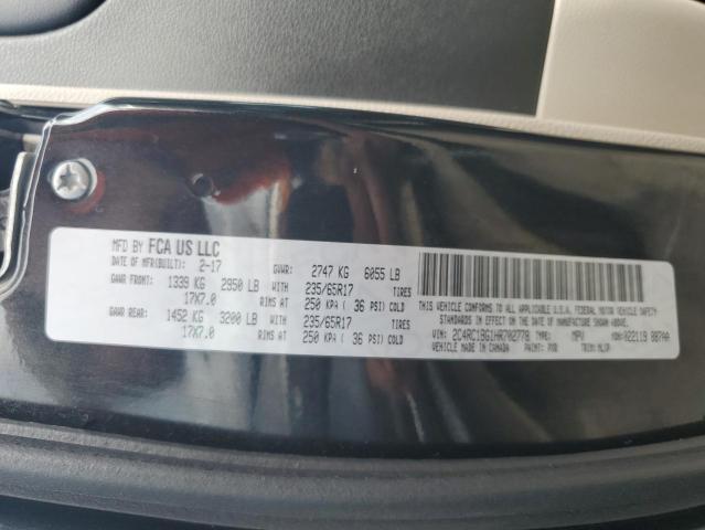 2C4RC1BG1HR702778 - 2017 CHRYSLER PACIFICA TOURING L 黑色 照片 13