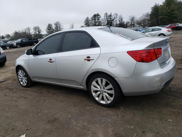 KNAFW4A34A5134164 - 2010 KIA FORTE SX SILVER photo 2