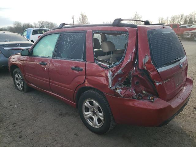 JF1SG63666H734066 - 2006 SUBARU FORESTER 2.5X RED photo 2