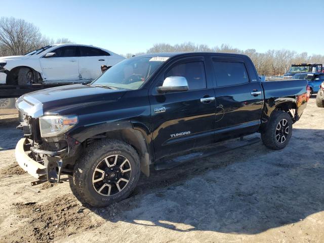 5TFHY5F11JX694375 - 2018 TOYOTA TUNDRA CREWMAX LIMITED BLACK photo 1