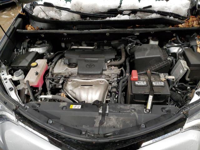 2T3ZFREV8JW522516 - 2018 TOYOTA RAV4 LE GRAY photo 12