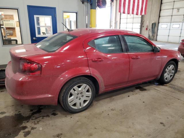 1C3CDZAB8EN224248 - 2014 DODGE AVENGER SE RED photo 3