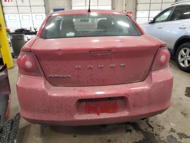 1C3CDZAB8EN224248 - 2014 DODGE AVENGER SE RED photo 6