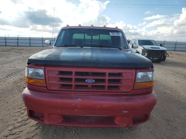 2FTJW35G1PCA02398 - 1993 FORD F350 RED photo 5