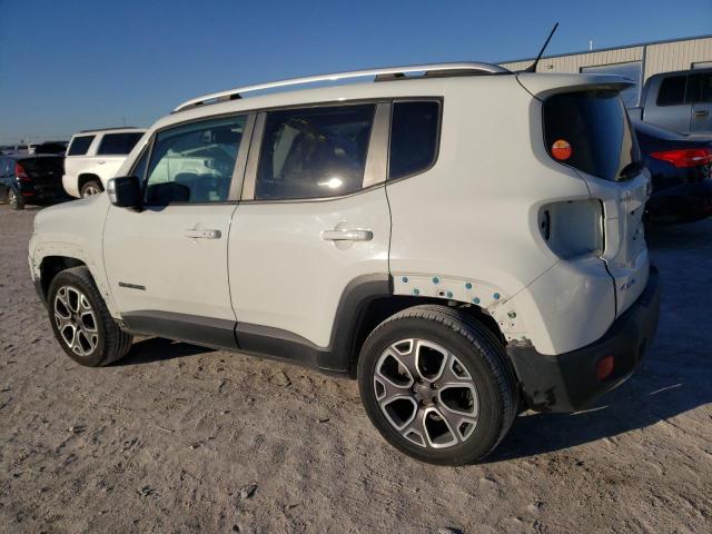 ZACCJBDT4FPC22716 - 2015 JEEP RENEGADE LIMITED WHITE photo 2