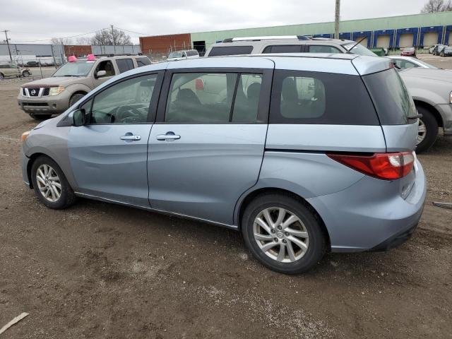 JM1CW2BL0C0133943 - 2012 MAZDA 5 BLUE photo 2