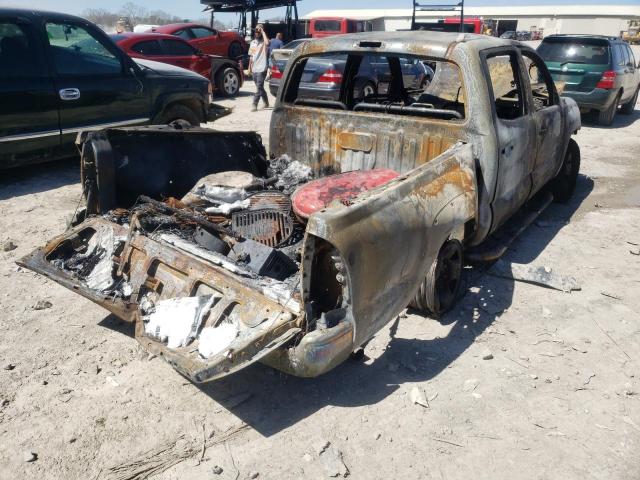 5TEJU62N16Z254913 - 2006 TOYOTA TACOMA DOUBLE CAB PRERUNNER BURN photo 4