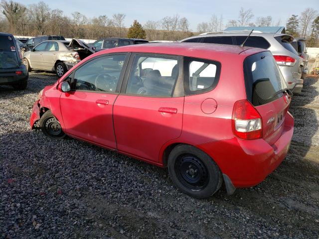 JHMGD38488S018594 - 2008 HONDA FIT RED photo 2