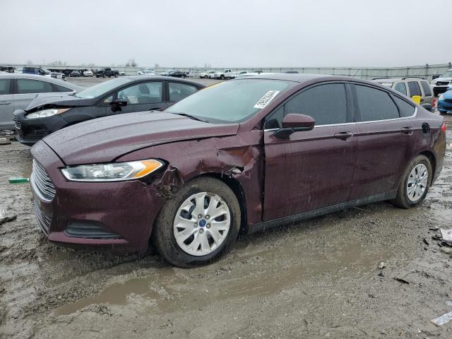 3FA6P0G79DR149611 - 2013 FORD FUSION S BURGUNDY photo 1